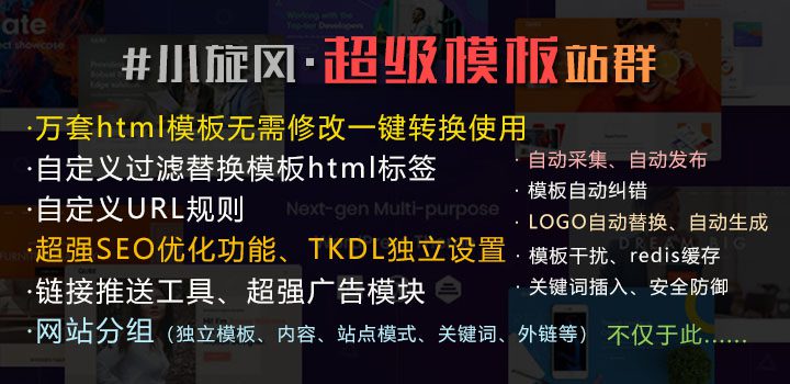小旋风·超级模板站群 v6程序封面图